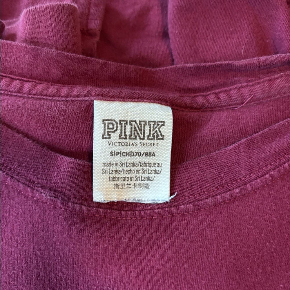 Victoria's Secret PINK Maroon Top